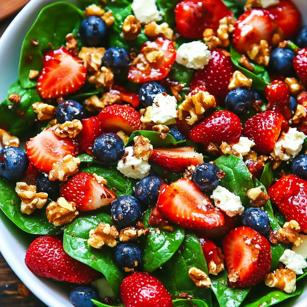 15-Minute Strawberry Spinach Salad
