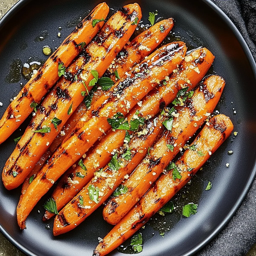 Grilled Honey-Glazed Baby Carrots