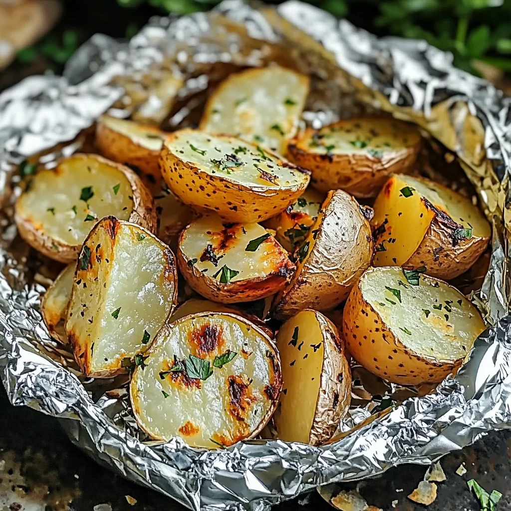 Grilled Potatoes in Foil (Potato Packets)