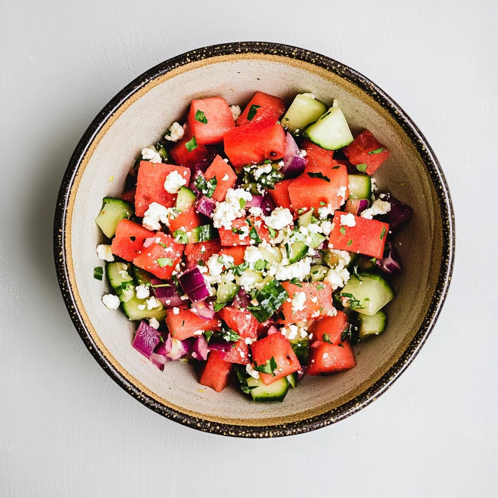 Watermelon Feta Salad