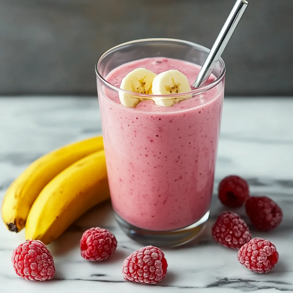 Banana Raspberry Smoothie