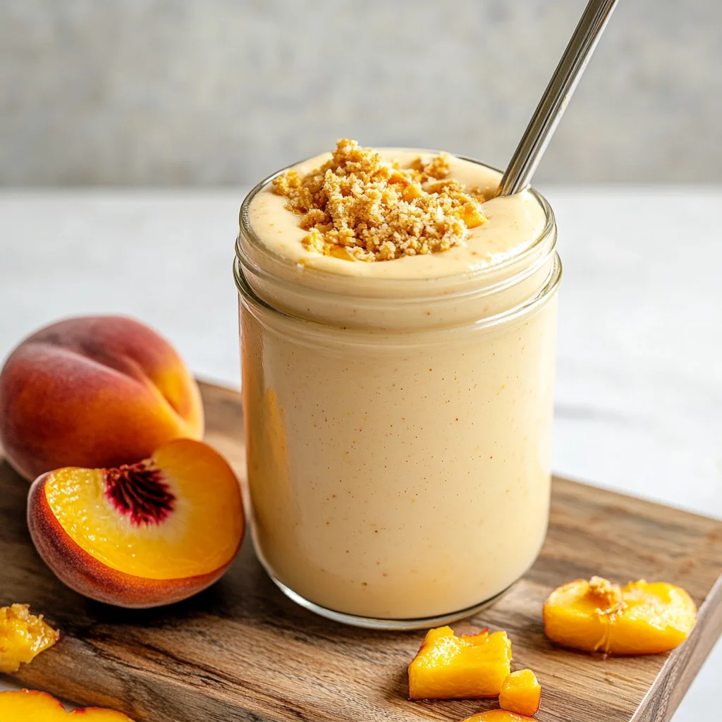 Creamy Peach Smoothie