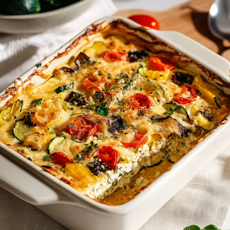 High-Protein Cottage Cheese Veggie Bake Recipe
