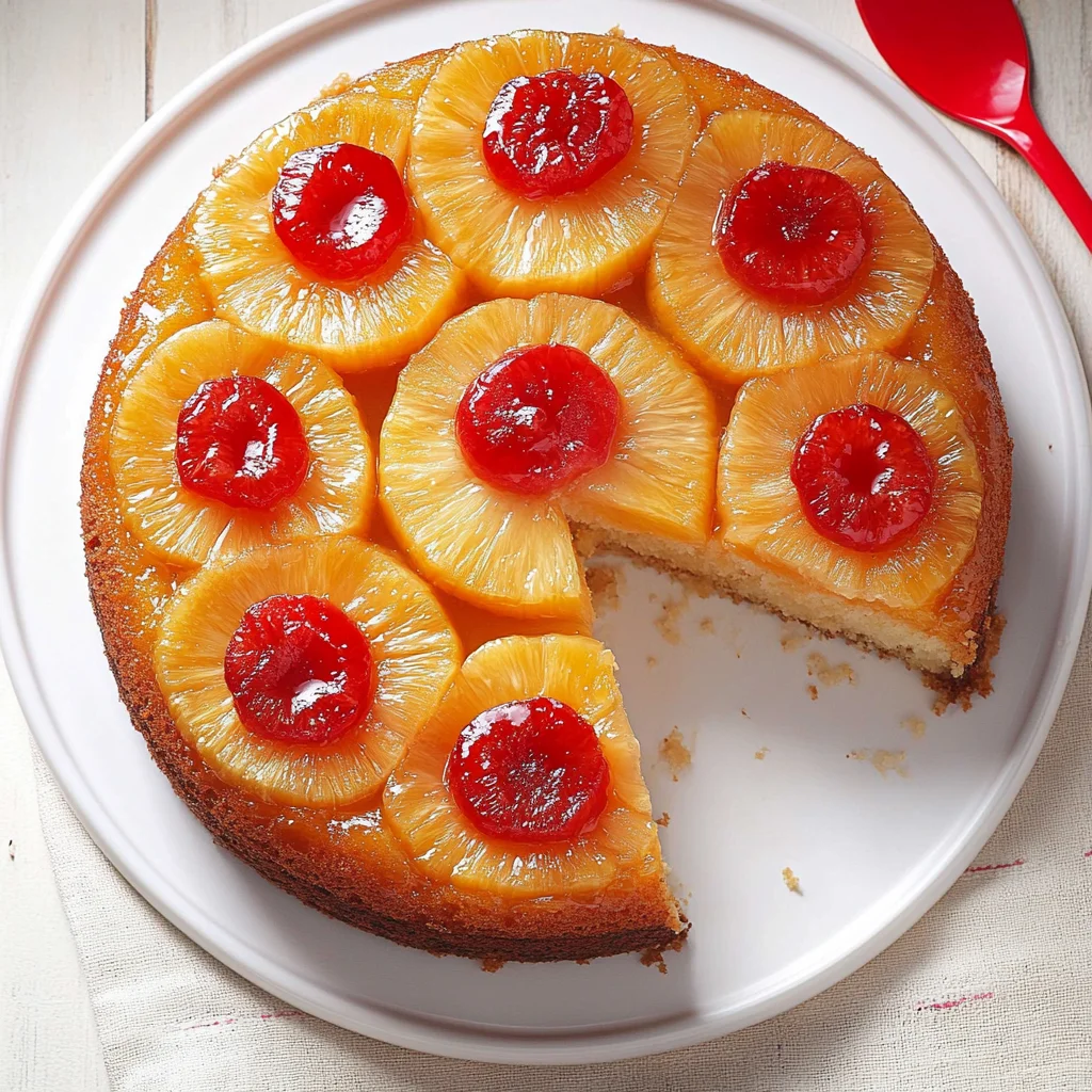 Pineapple Upside Down Cake Recipe
