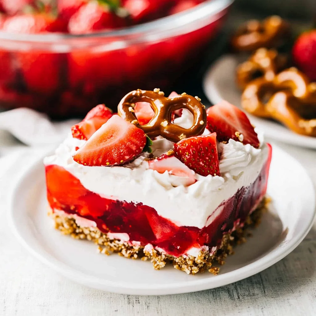 Strawberry Pretzel Salad
