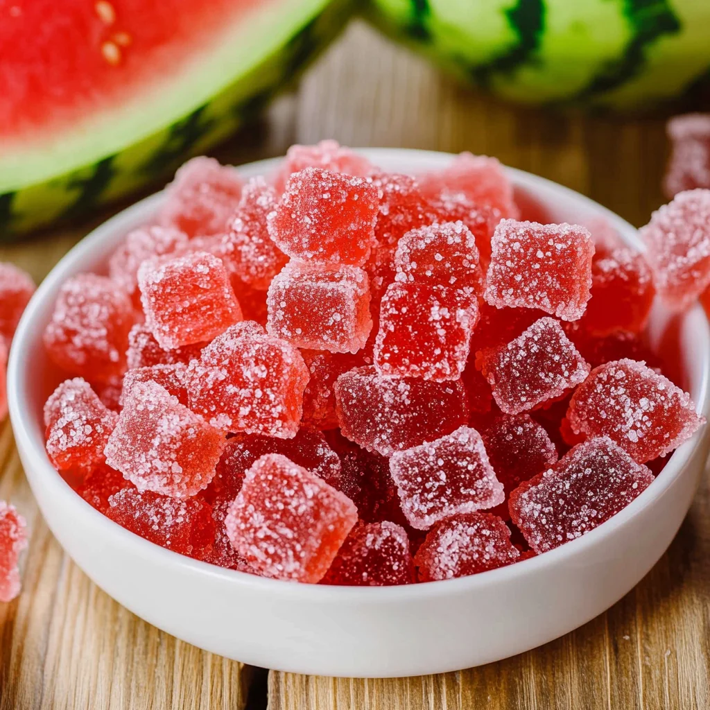 Sweet and Sour Watermelon Gummies