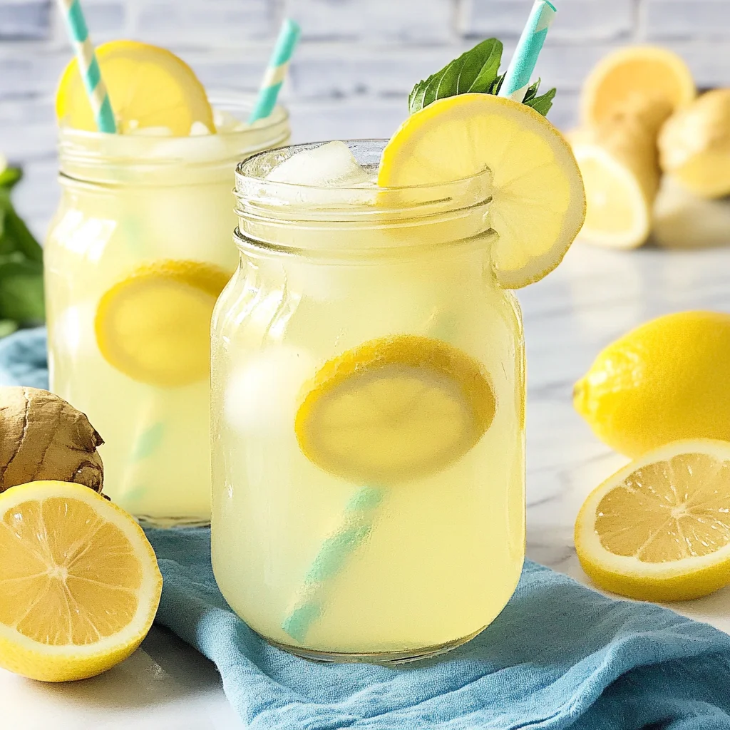 The Best Ginger Lemonade