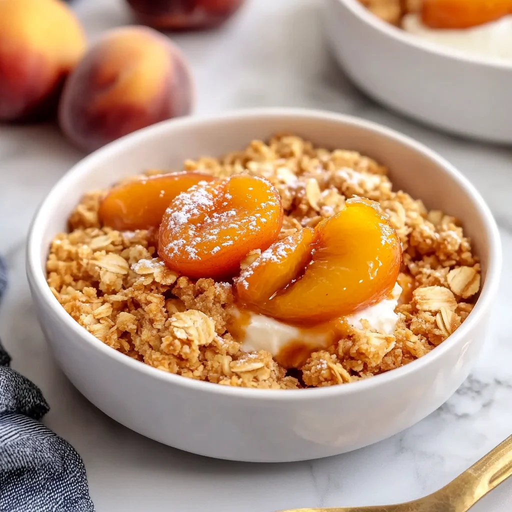 Warm Apricot Crisp