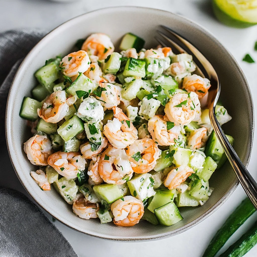 Cucumber Shrimp Salad