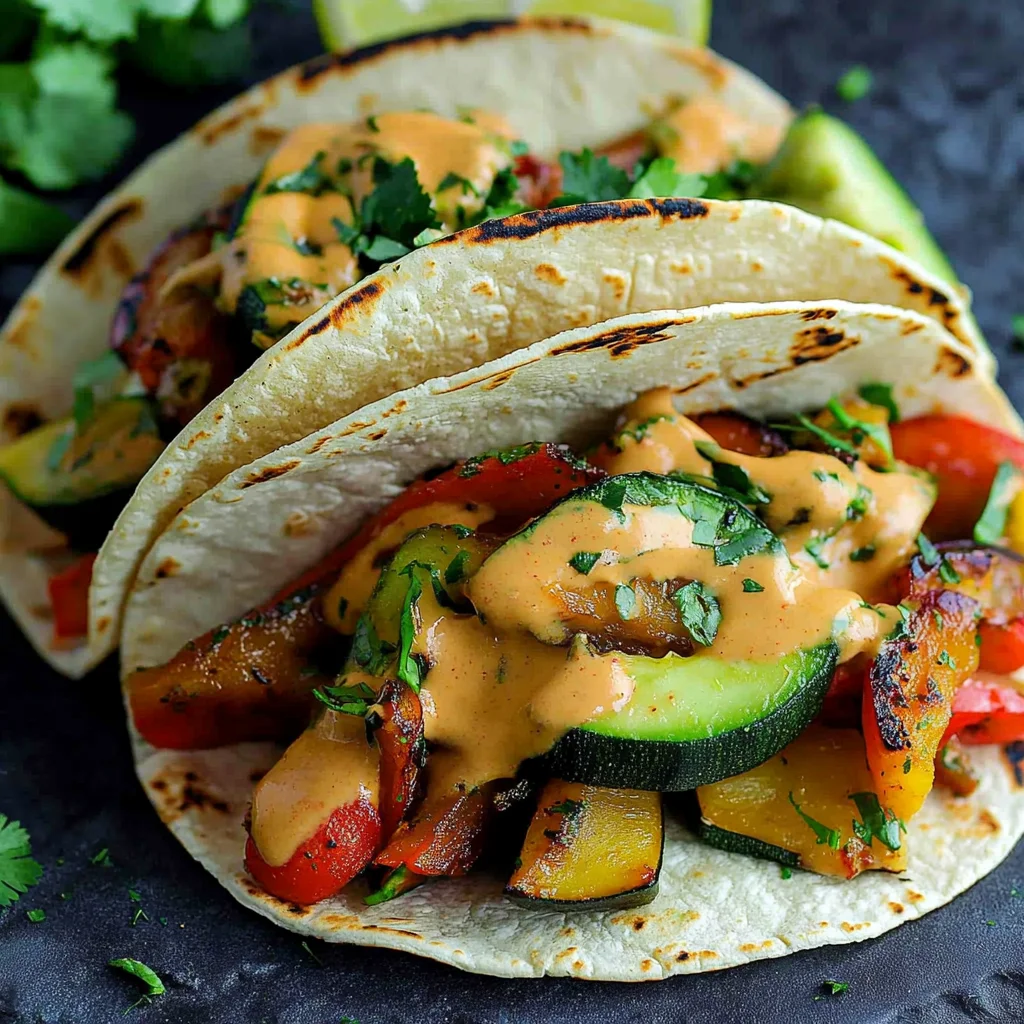 Grilled Thai Vegetable Tacos Recipe