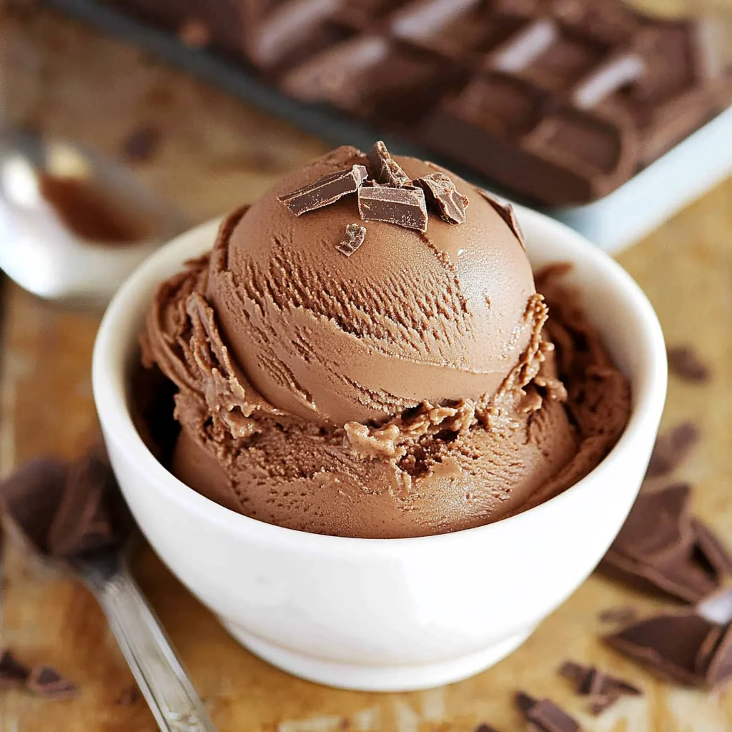 Homemade Chocolate Ice Cream Recipe