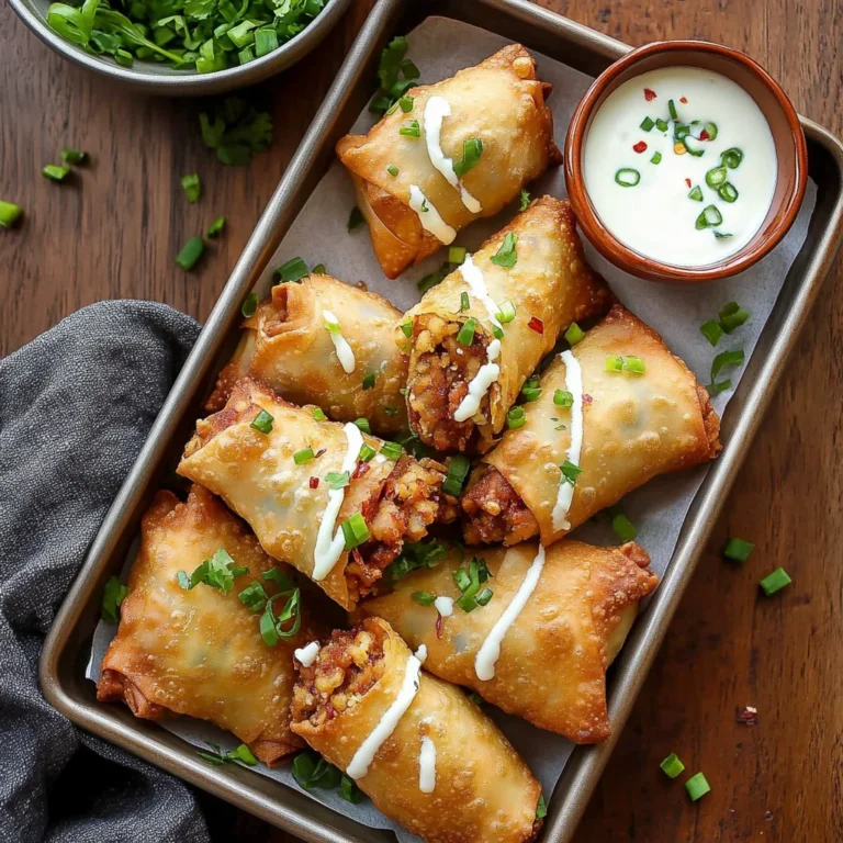 Jalapeno Popper Egg Rolls