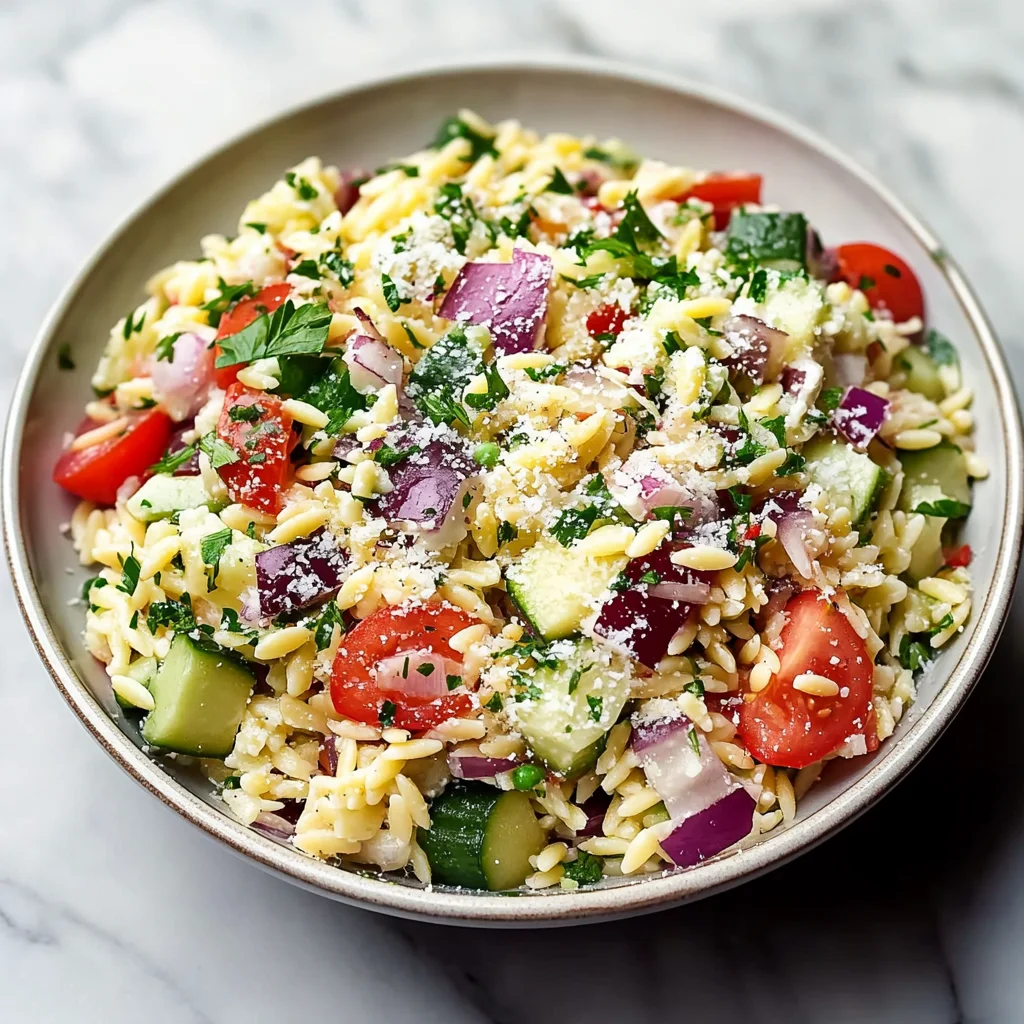 Mediterranean Orzo Salad Recipe