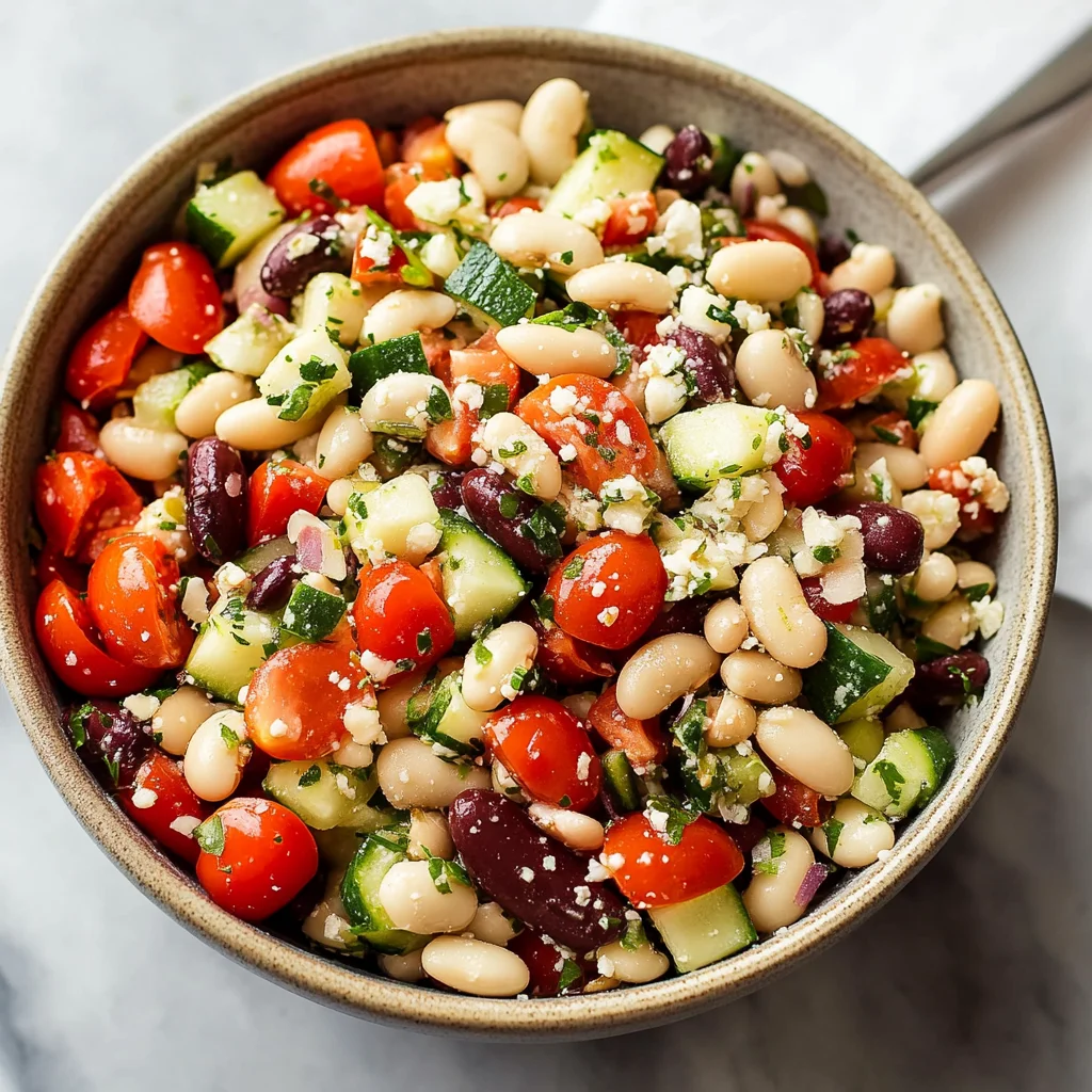 Mediterranean White Bean Salad