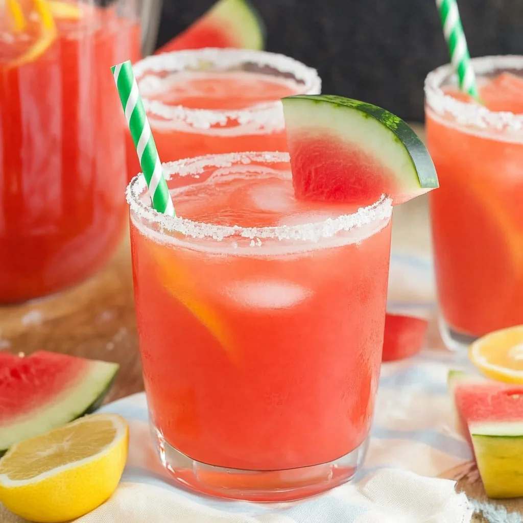Spiked Watermelon Lemonade