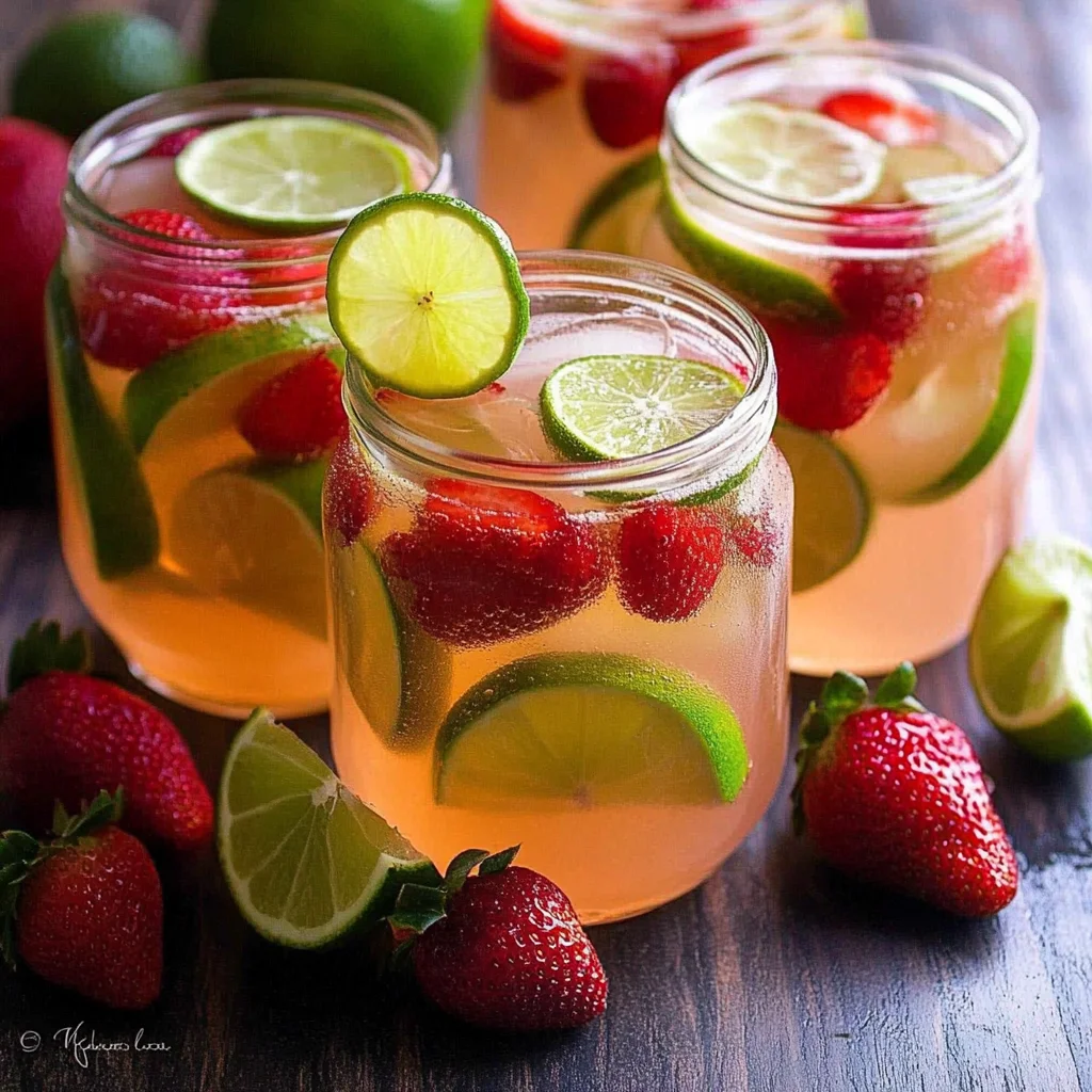 Strawberry Limeade Sangria