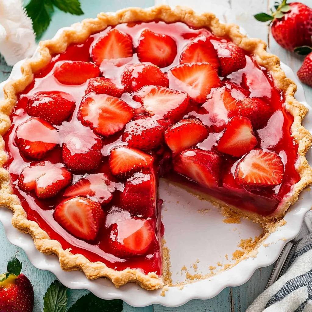 Strawberry Pie with Jello