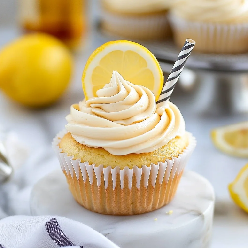 Sweet Tea lemon juice Cupcakes