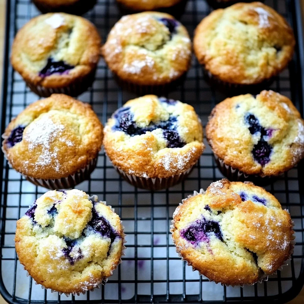 The Best Lemon-Blueberry Muffins