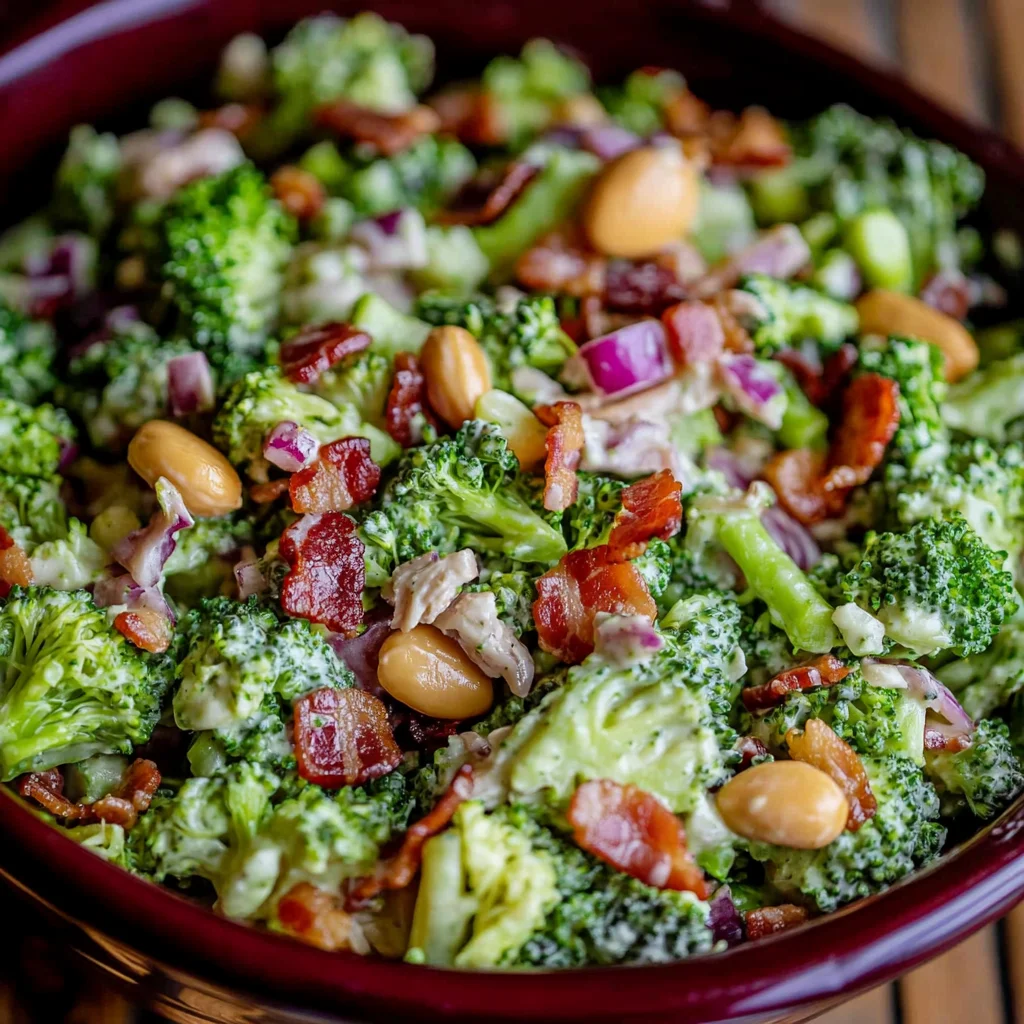 Broccoli Salad with Turkey Bacon Recipe
