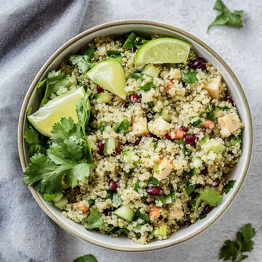 Cilantro Lime Quinoa Salad