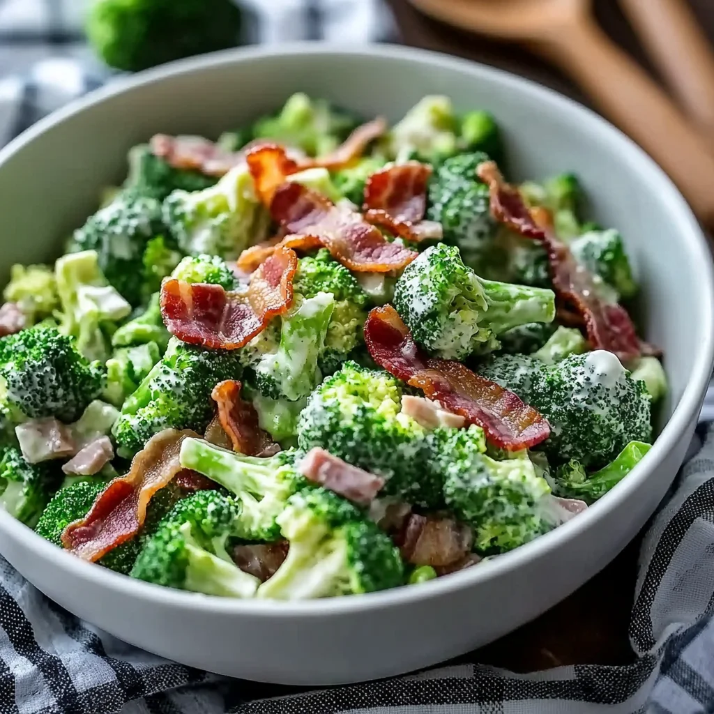 Classic Turkey Bacon Broccoli Salad Recipe
