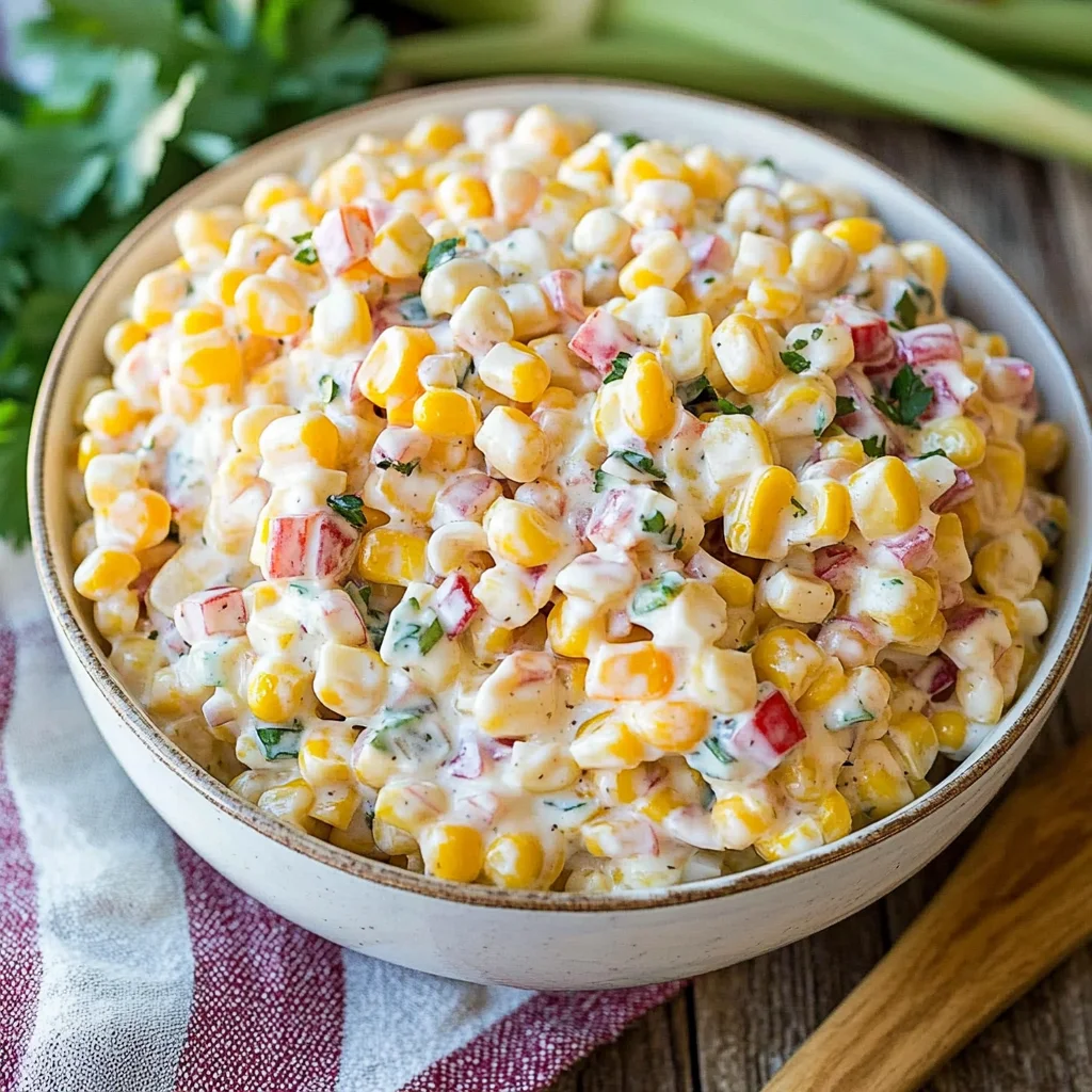 Creamy Corn Salad Recipe