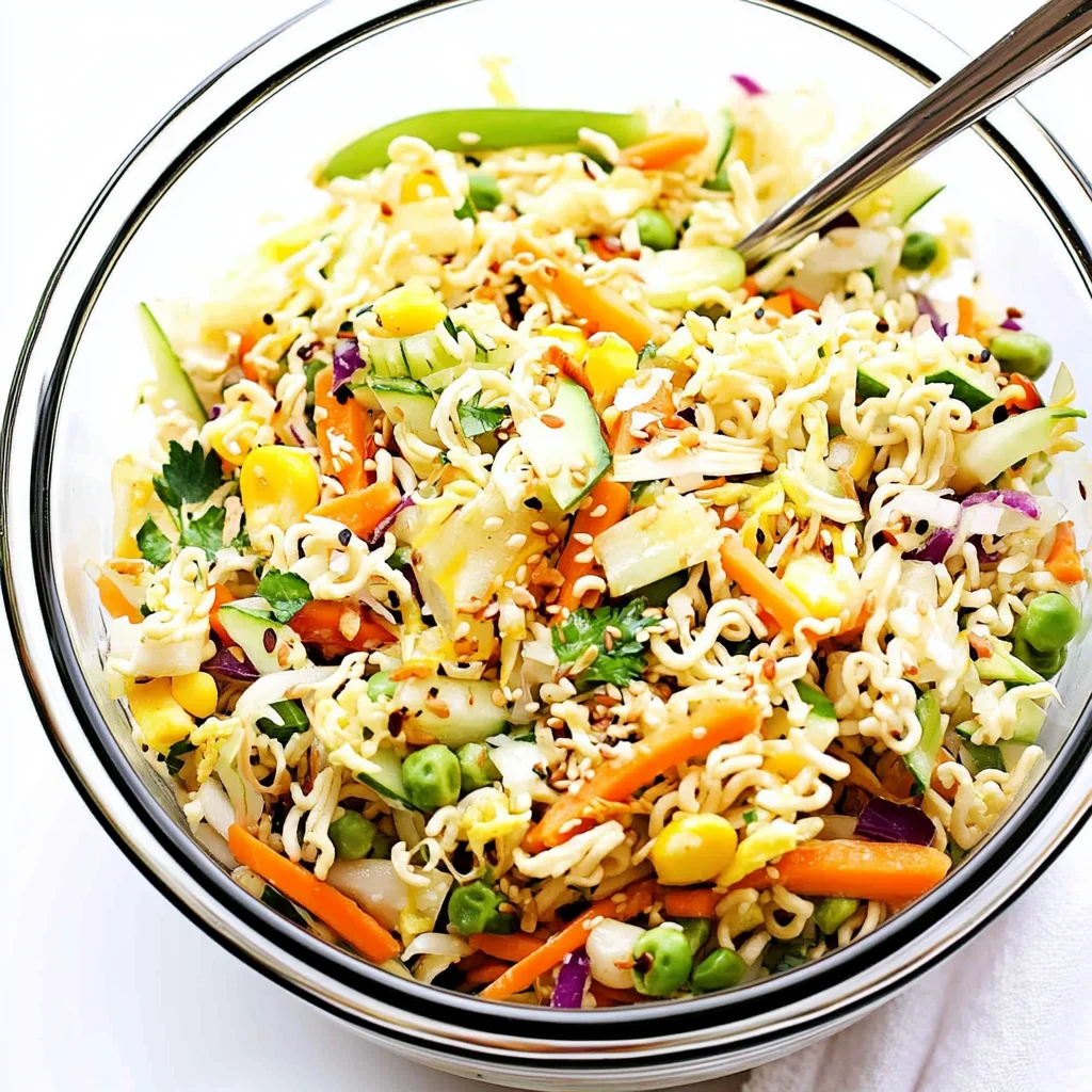 Crunchy Ramen Noodle Salad