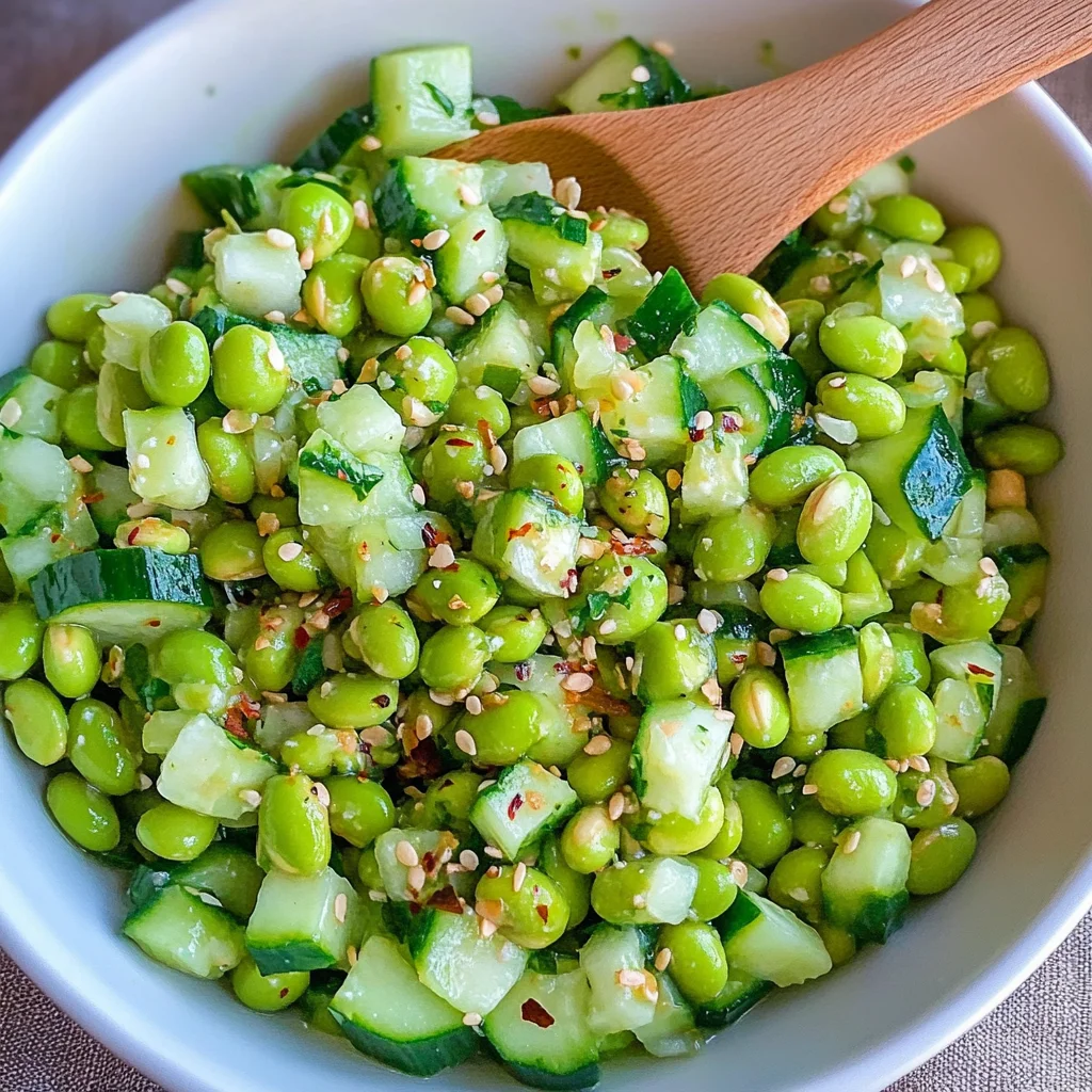 Cucumber Edamame Salad