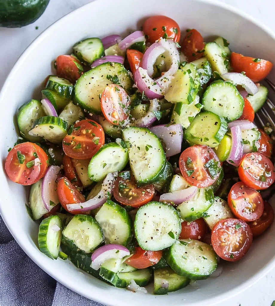 Cucumber Tomato Salad