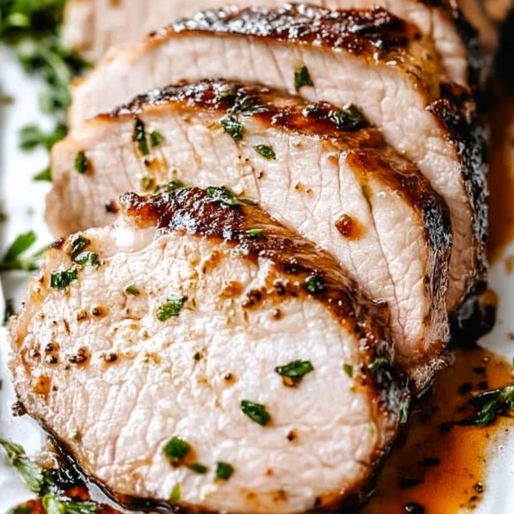 Garlic Balsamic Crusted beef Tenderloin