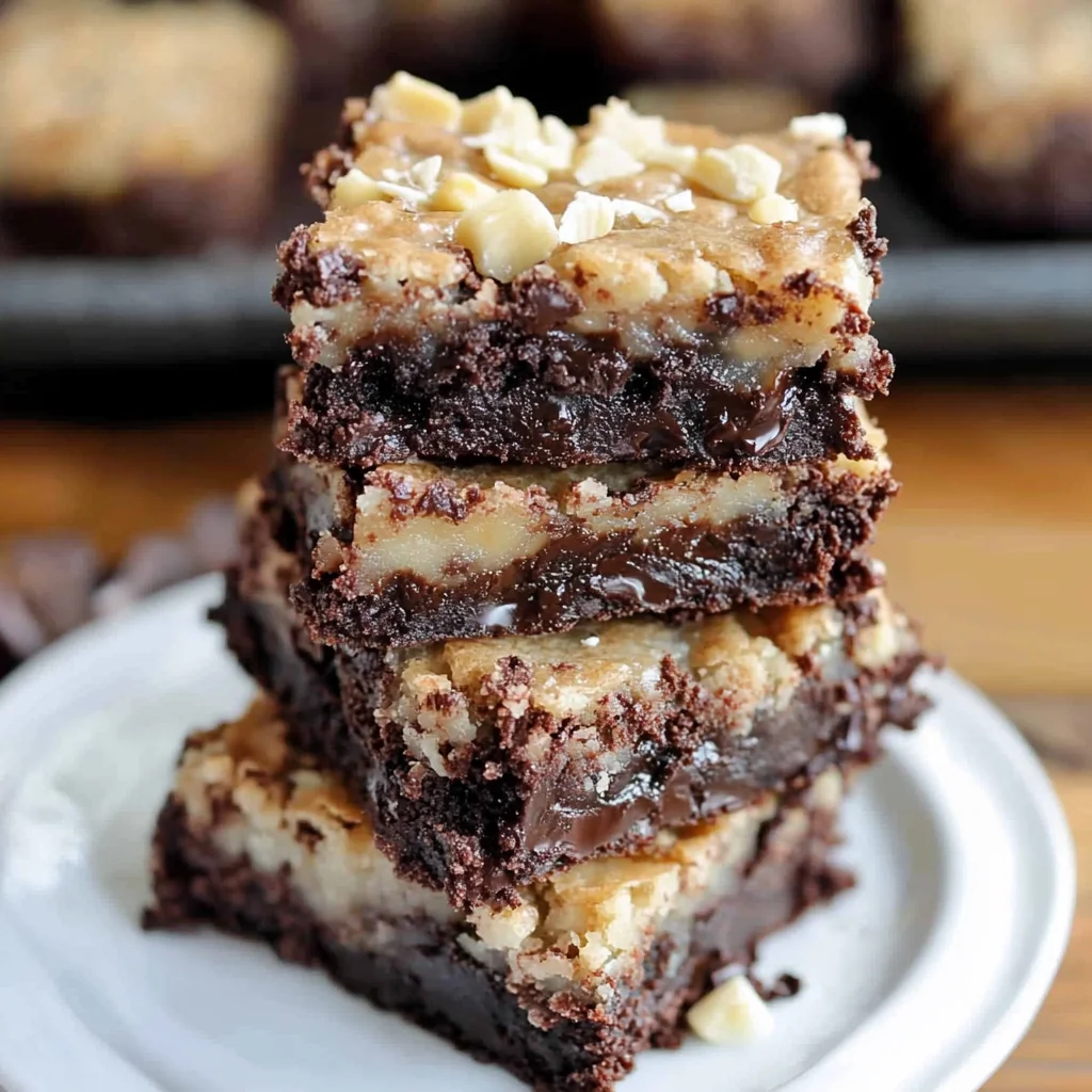 German Chocolate Brownies