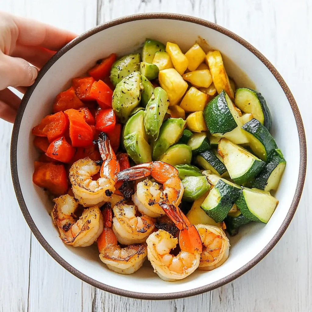 Grilled Shrimp and Vegetable Bowl