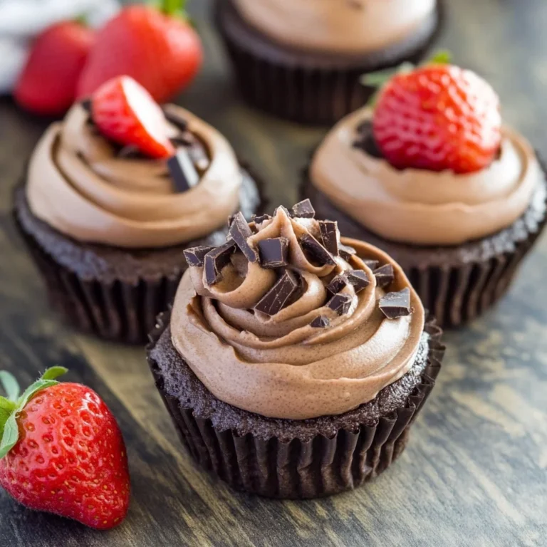No Bake Mini Chocolate Cheesecakes