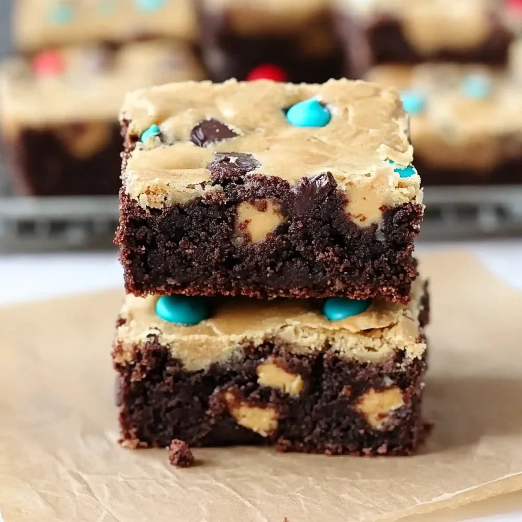 Peanut Butter Whip Brownies