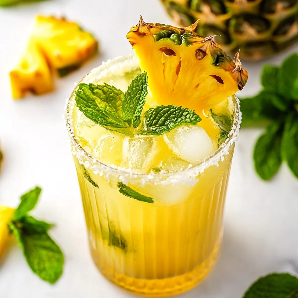 Pineapple Coconut Mojito Recipe