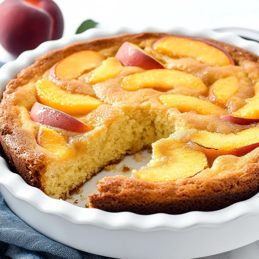 Summer Peach Cake (Simple + ScVanilla Extract (Alcohol-Free)ptious)
