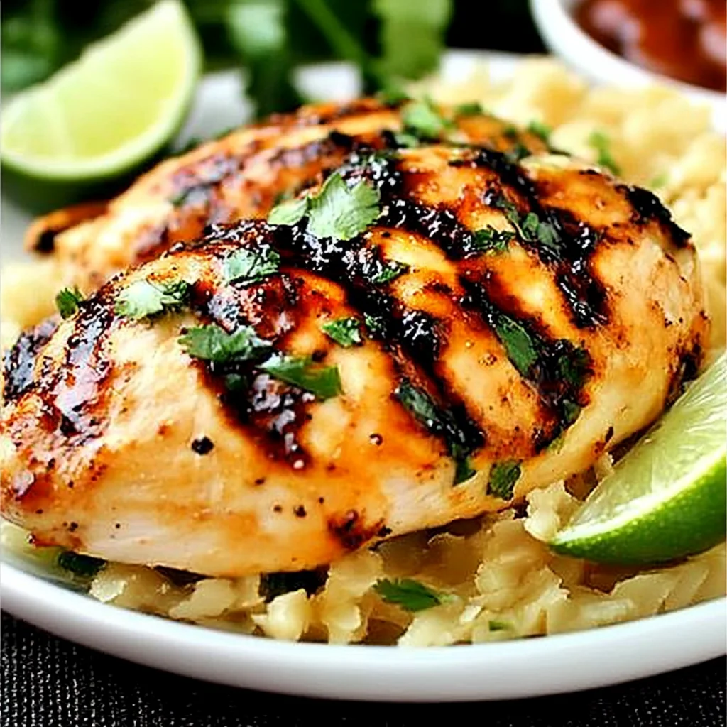Sweet Chili Coconut-Lime Grilled Chicken