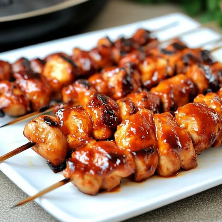 The Best BBQ Chicken Skewers Recipe