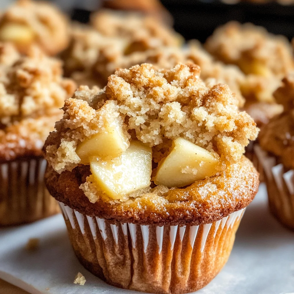 Apple Crumble Muffins