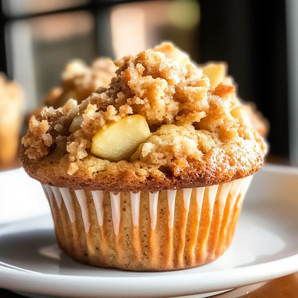 Apple Crumble Muffins