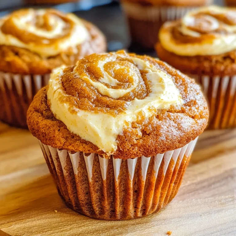 Best Swirled Pumpkin Cream Cheese Muffins