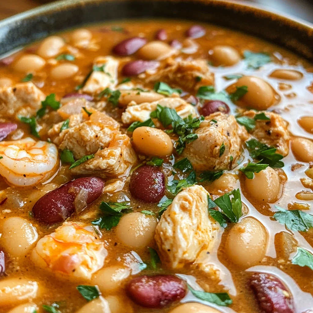 Cajun White Chicken Chili