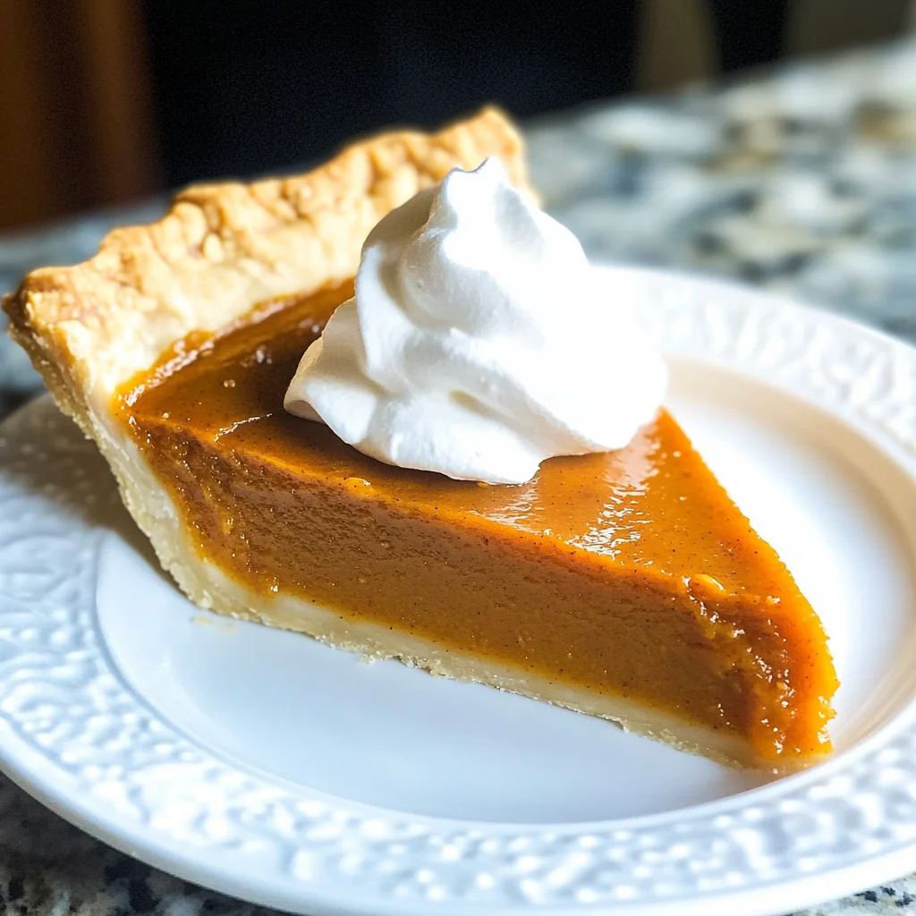 Easy Pumpkin Pie