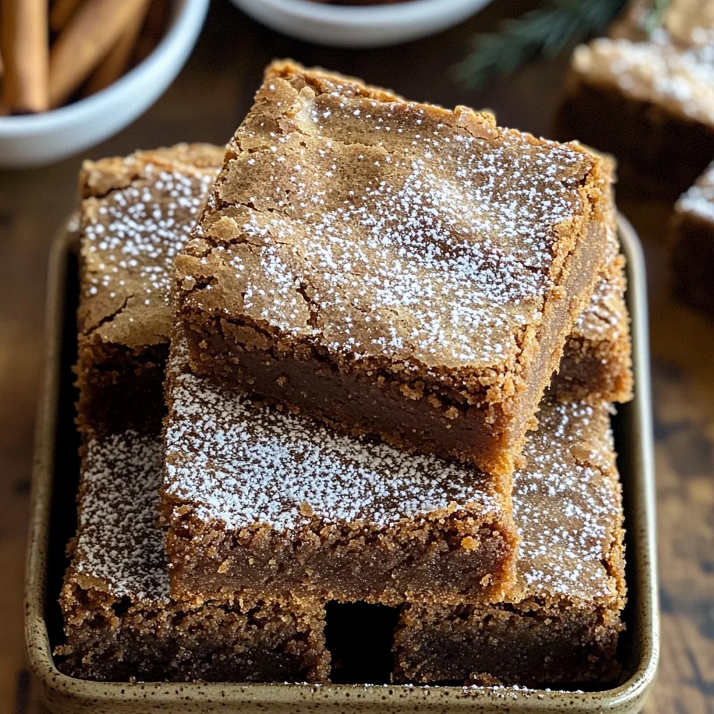 Gingerbread Brownies