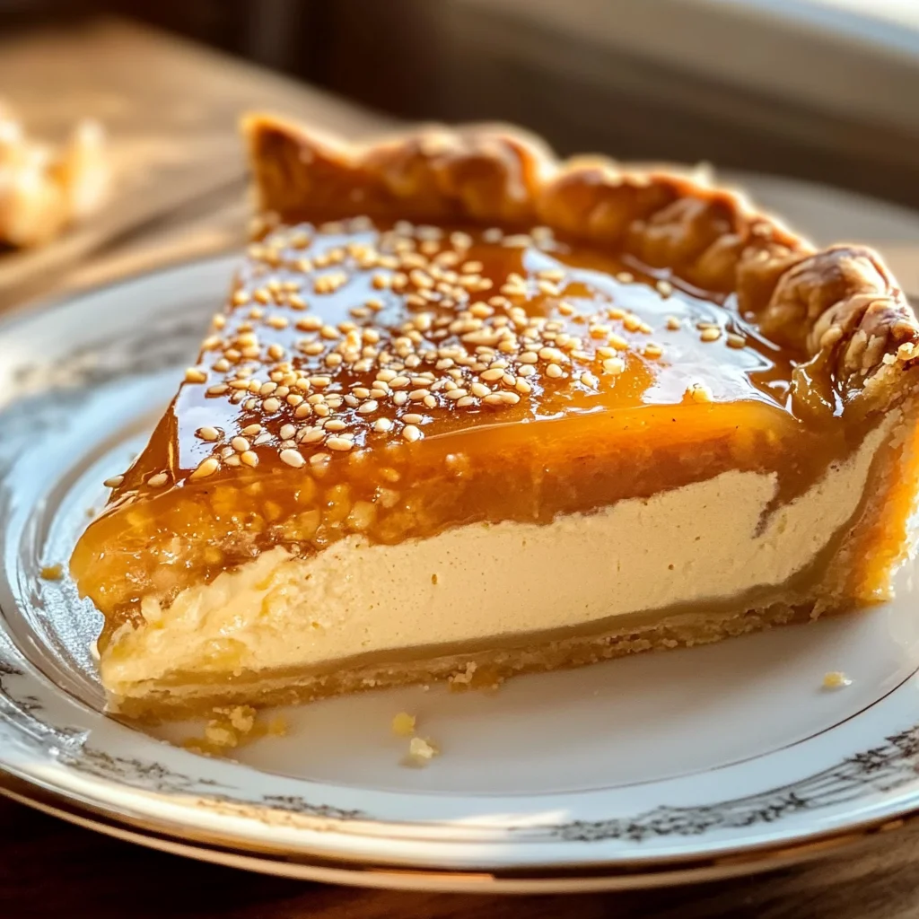 Golden Greek Honey Pie (Melopita)