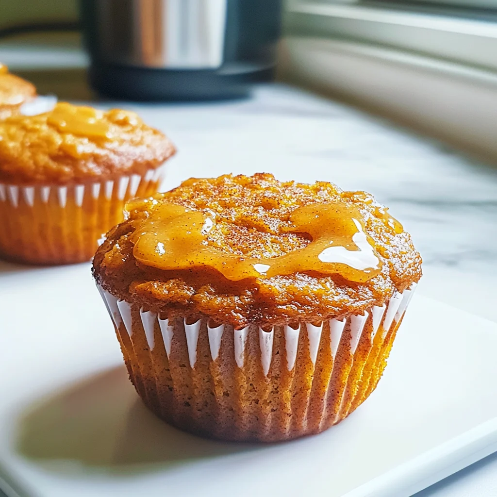 Healthy Greek Yogurt Pumpkin Muffins