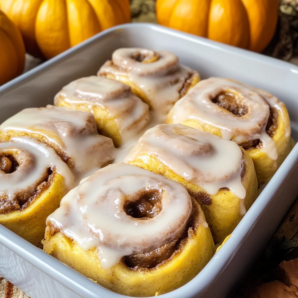 Homemade Pumpkin Chai Cinnamon Rolls