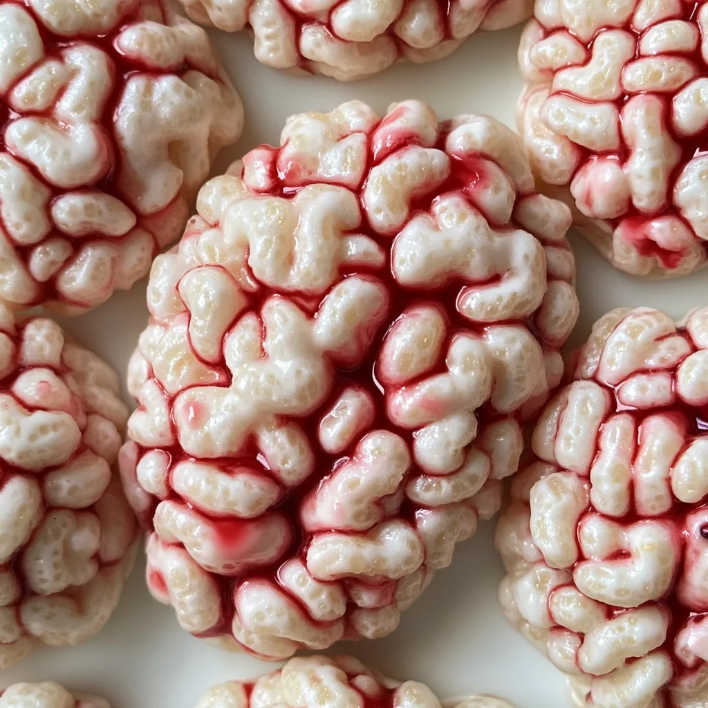 Marshmallow Rice Bubbles Halloween Brains
