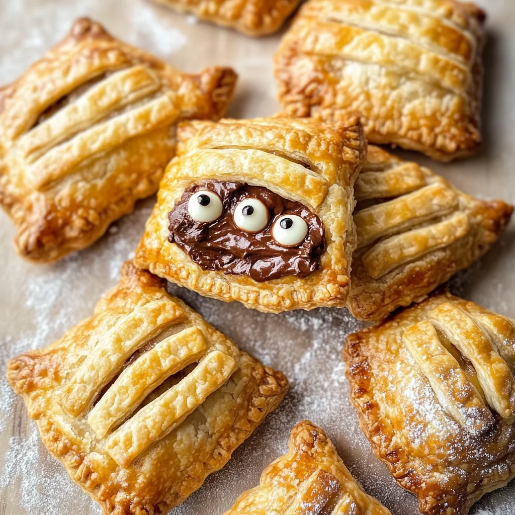 Nutella Mummy Hand Pies